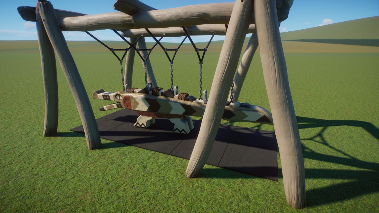 Crocodile Log Swing