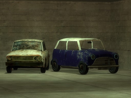 Scars Half-Life 2 Beta: 2002 Brush cars