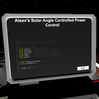 Aleax's Solar Angle Controlled Power Control