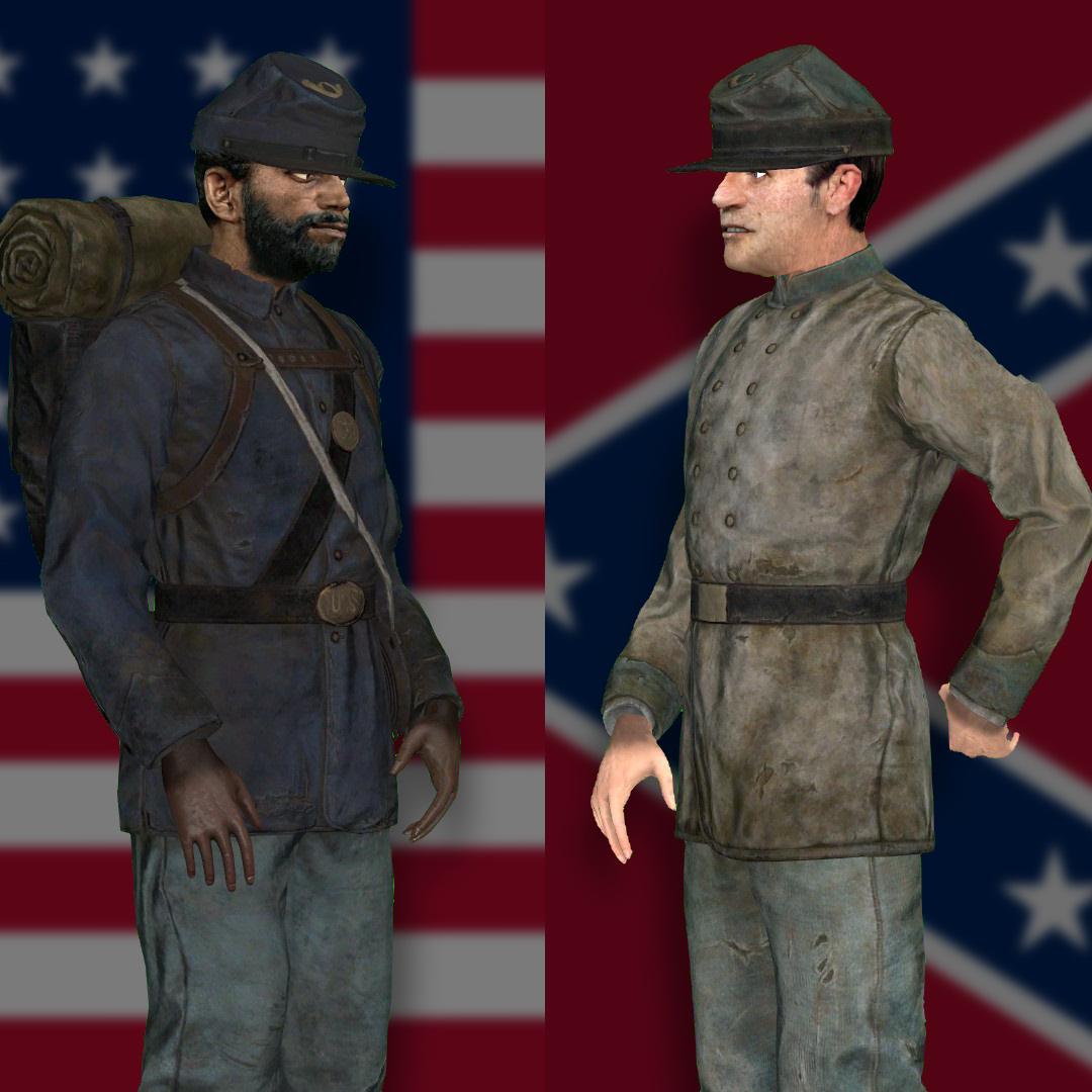 Civil War Soldiers [Playermodel + Ragdolls]
