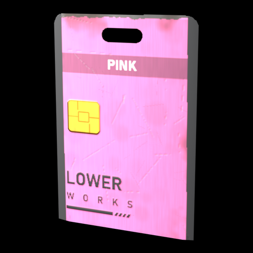 Lower Works - Pink Keycard