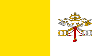 The flag of Vatican