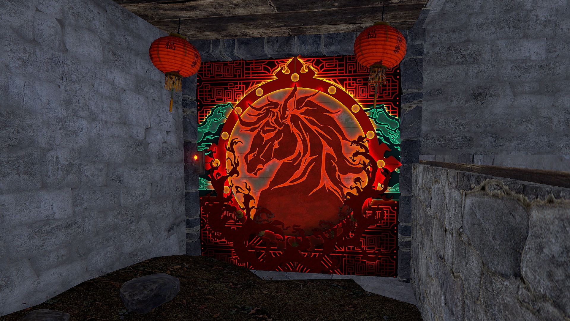 Year of the Horse Garage Door thumbnail 8
