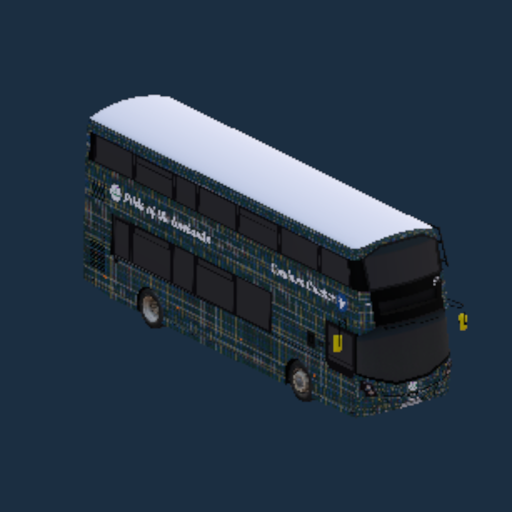 Wright Streetdeck Gemini 3 Mk2 Cockburn Coaches Pride of the Lowlands Livery
