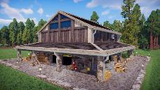 Cozy Rustic Storage Goods Large