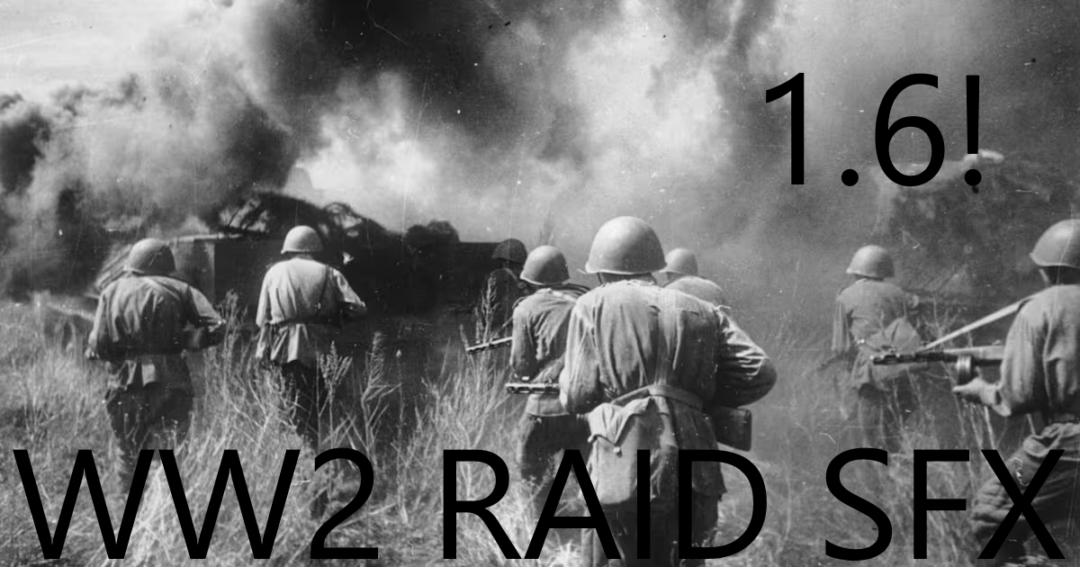 WW2 Raid sound [BIO] mod preview for RimWorld