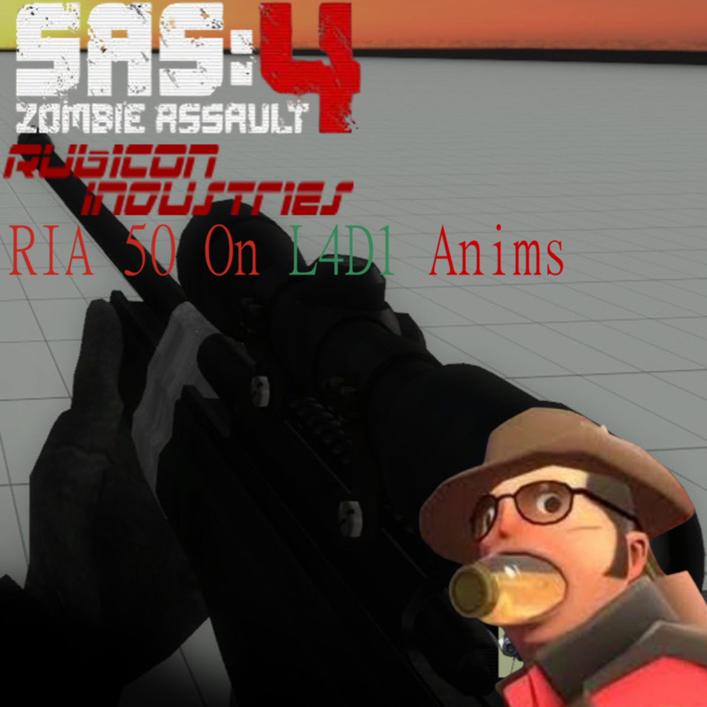 RIA 50 On l4d1 Anims