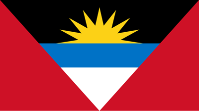 The flag of Antigua and Barbuda
