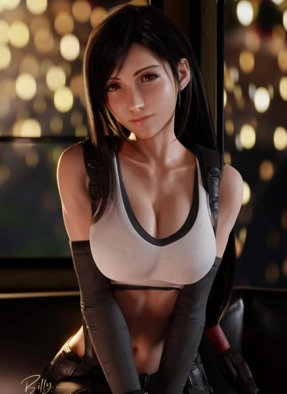 R-18 Tifa Lockhart (Final Fantasy) animated TV 3
