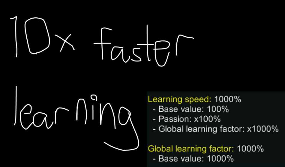 10x learning