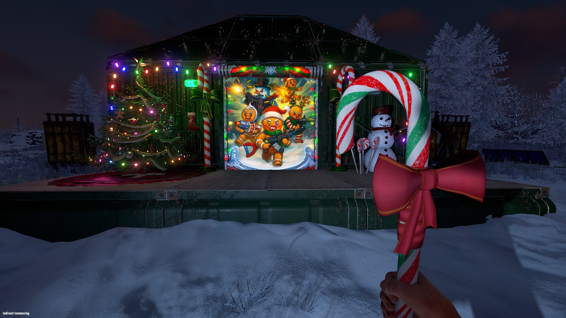 Gingerbread Raid Garage Door thumbnail 8