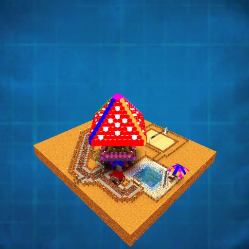 Maison Champignon Mushroom house