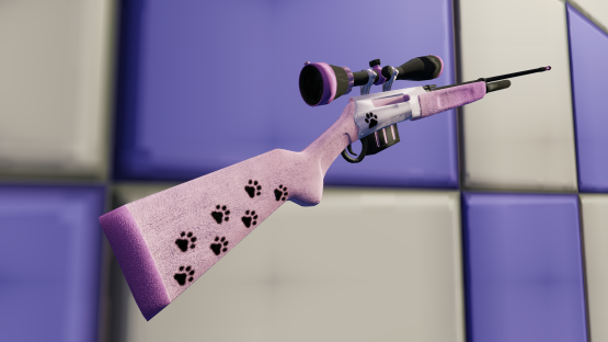 Pink Paws Sniper Rifle