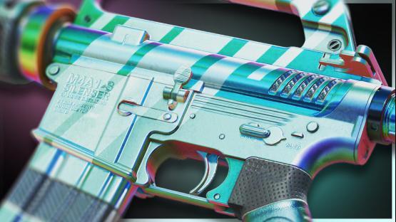 M4A1-S | Silver Mamba (Holo)