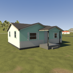 1950s 2 bedroom prefab house (unfurnished)