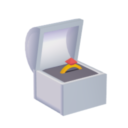 Gemstone Ring Jewelry in Box