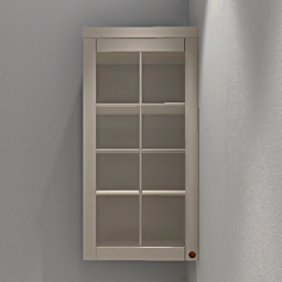 Linnea Kitchen hanging glass cabinet 50 cm Beige