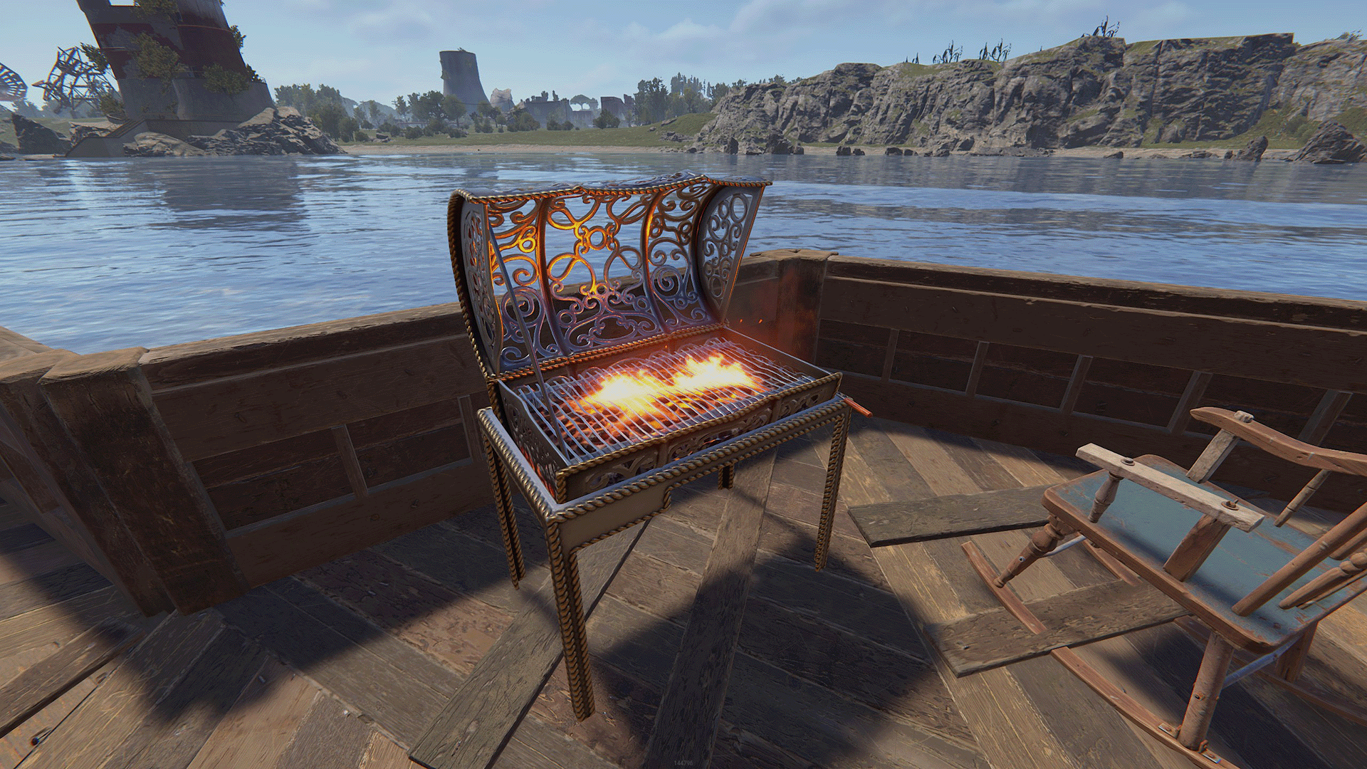 Wrought Iron BBQ thumbnail 7