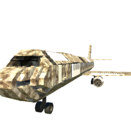 Softbody AIR LINER DC-8 With Breakup  (old version)