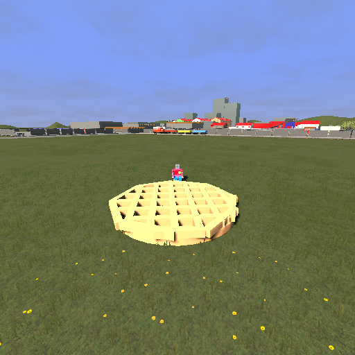 Giant waffle