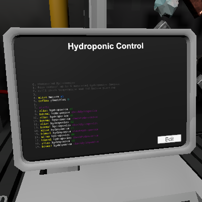 Hydroponic Control