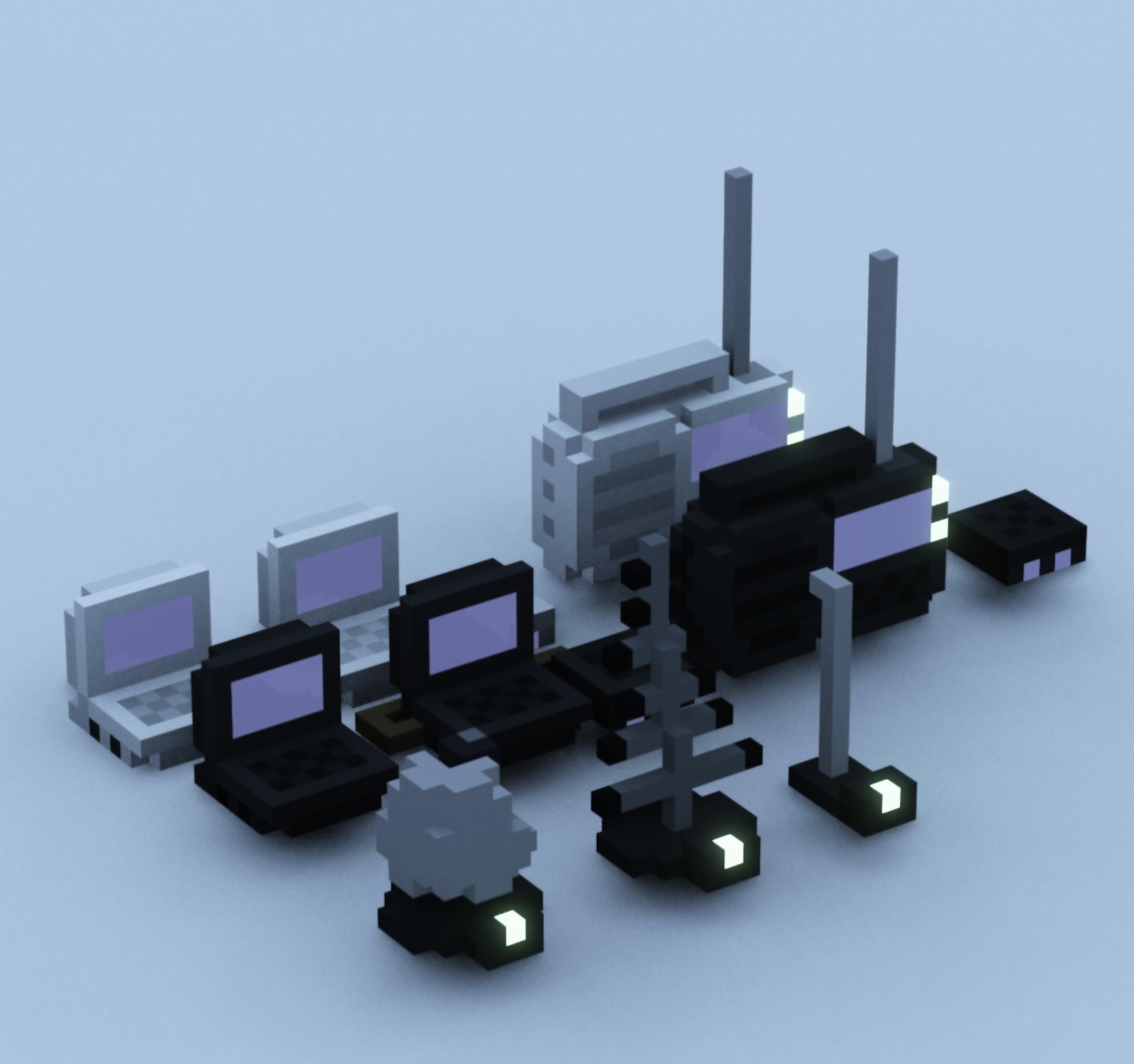 Radio-telecommunication Devices Prop Pack