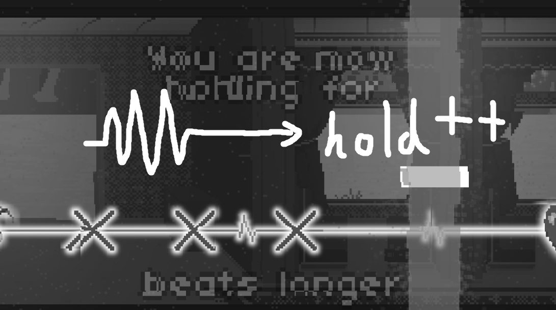 Rhythm Doctor OST - 4~1N Rollerdisco Rumble but every shot makes the hold beats longer