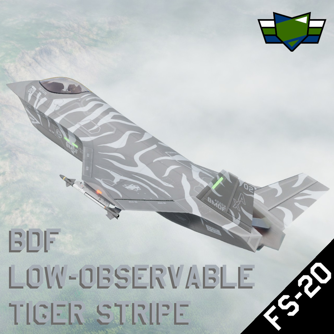 BDF Low-Observable Tiger Stripe - FS-20 preview