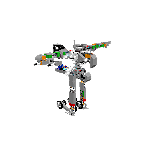 ufo engine attached knight mare frame mech
