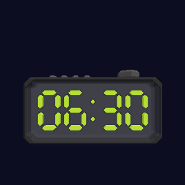 Scifi Alarm Clock
