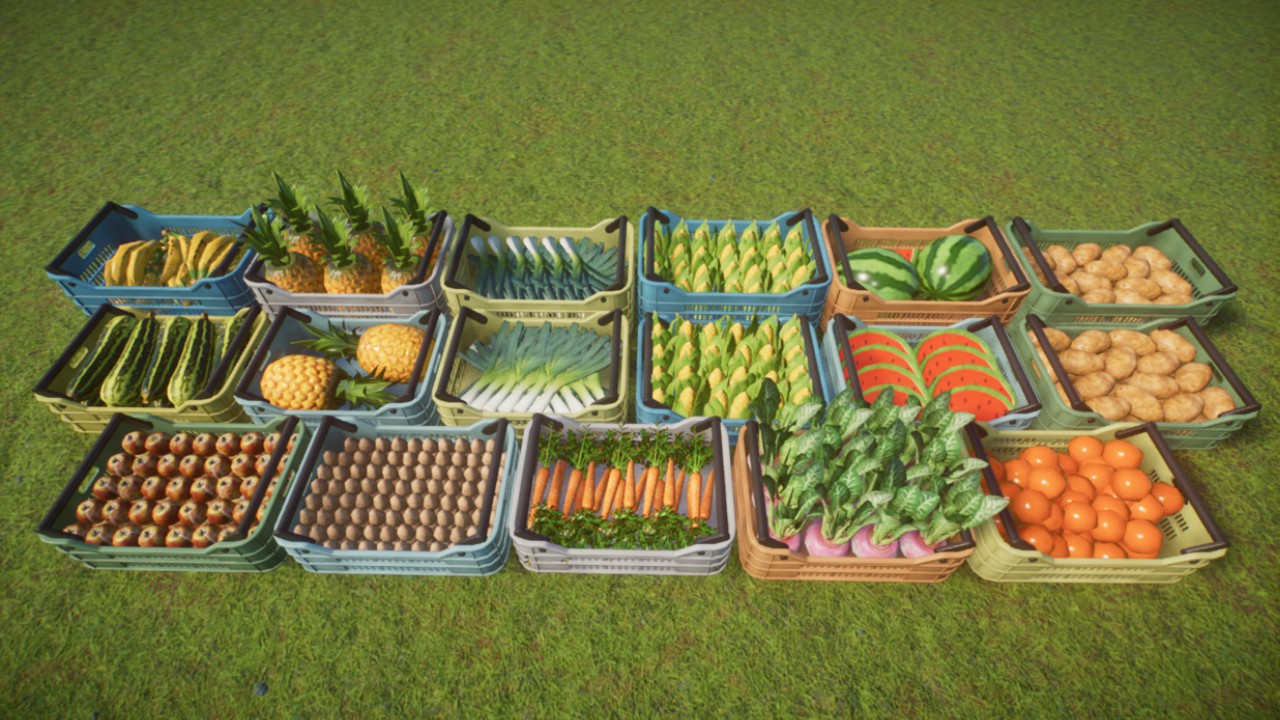 Fruit and Vegetable Crates 3.0