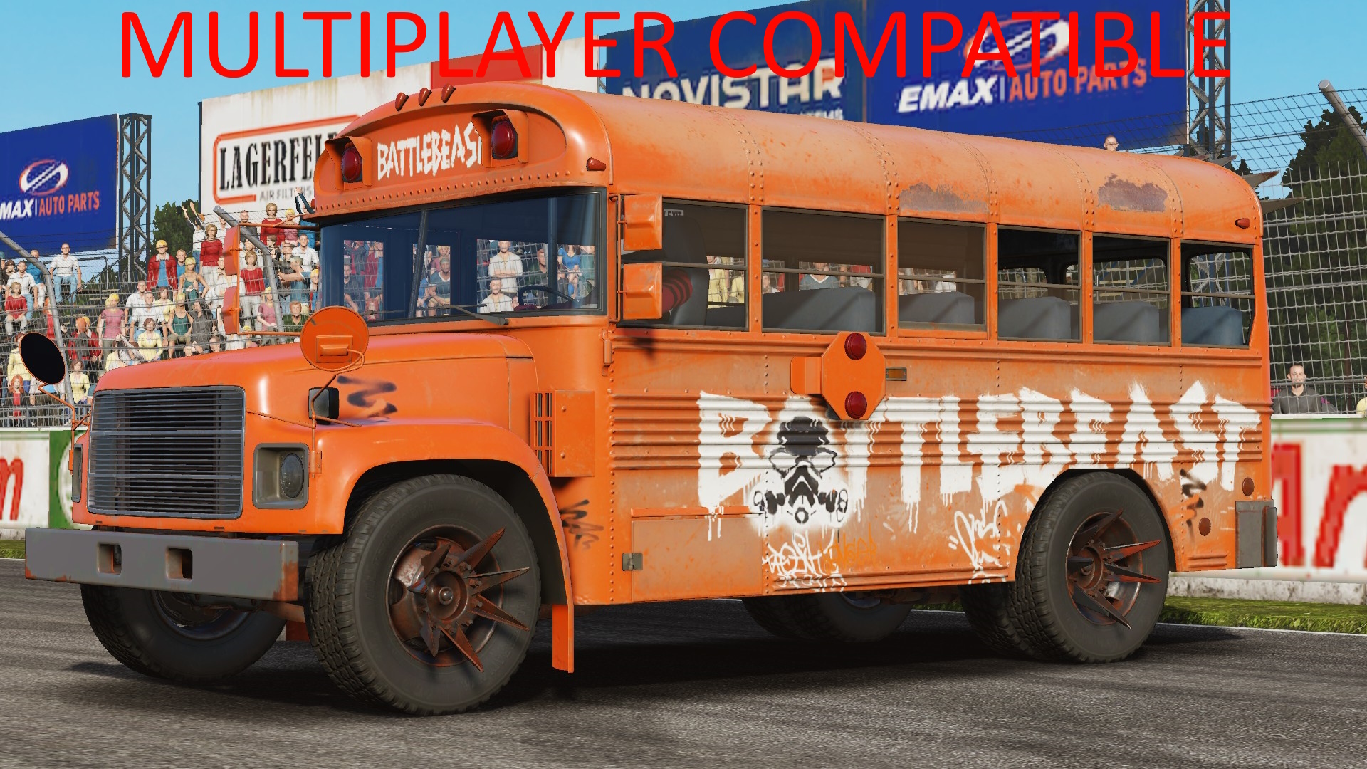 battle bus clean