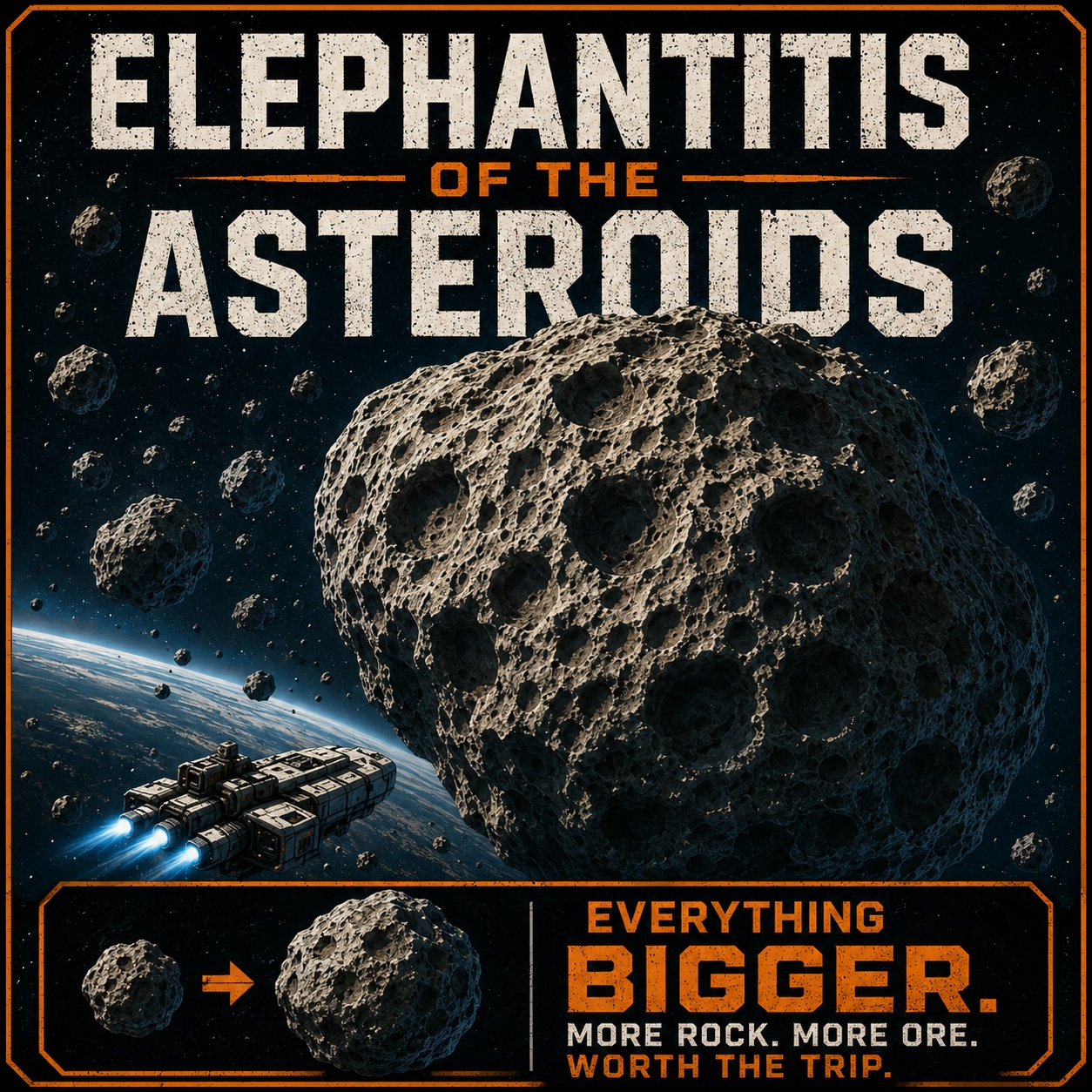 Elephantitis Of The Asteroids (may have a fatal flaw)