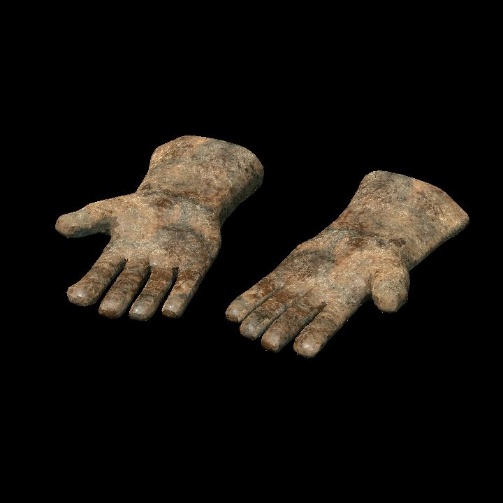 Leather gloves - lying pair up 4
