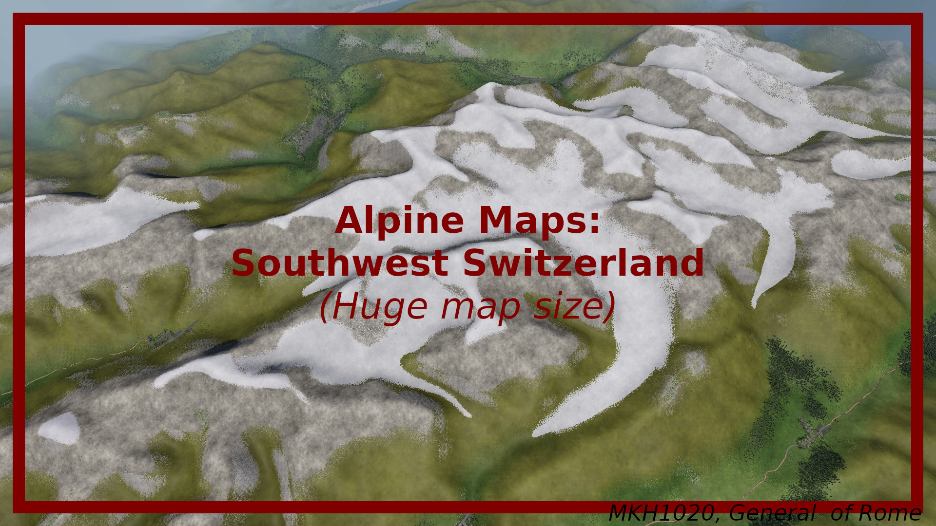 Alpine Maps: Southwest Switzerland