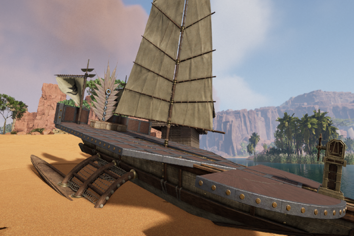 Simple Little wood Boat – Soulmask Mod