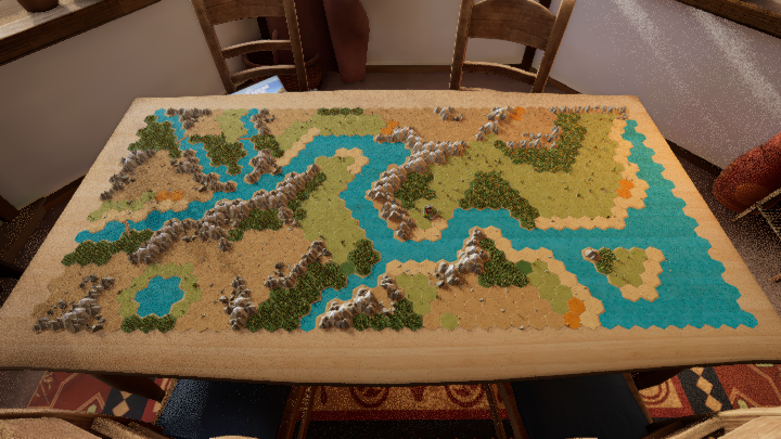 Rivers and mountains