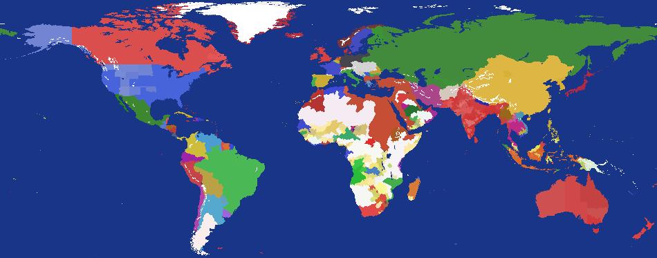 World map-1880