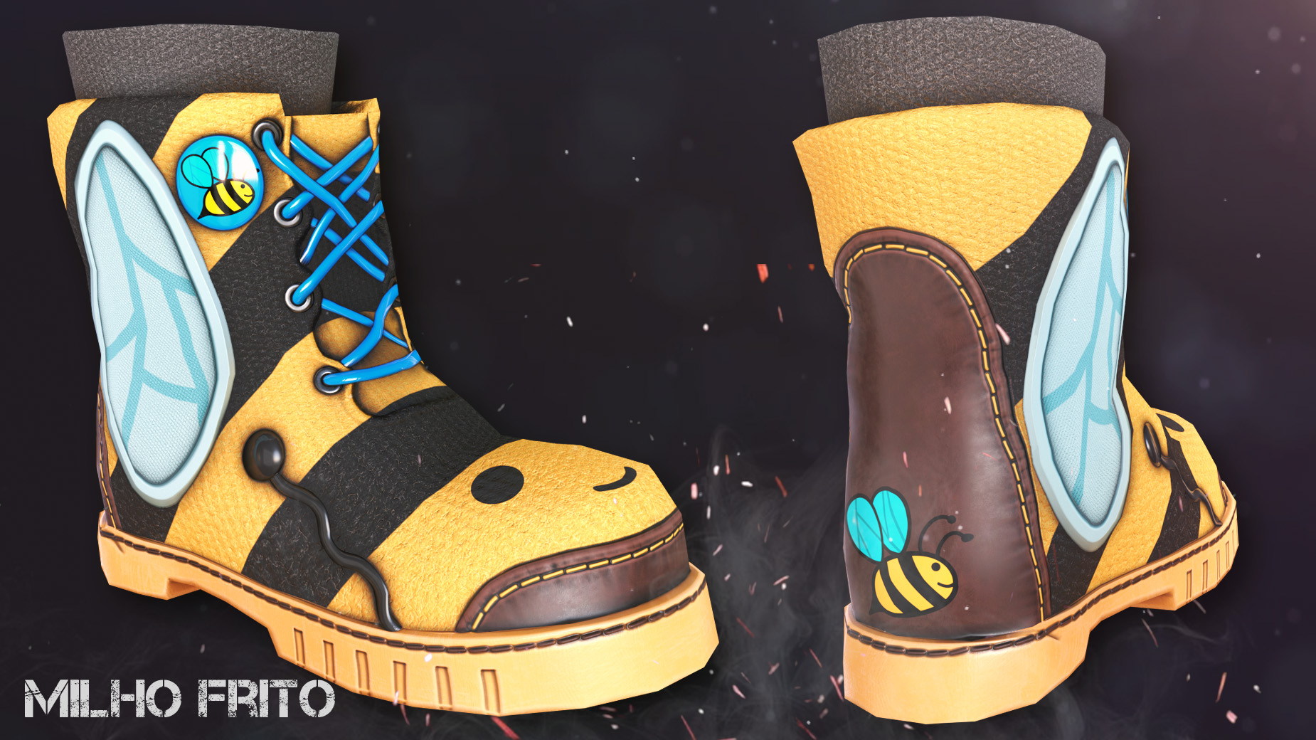 Bee Cosplay Boots