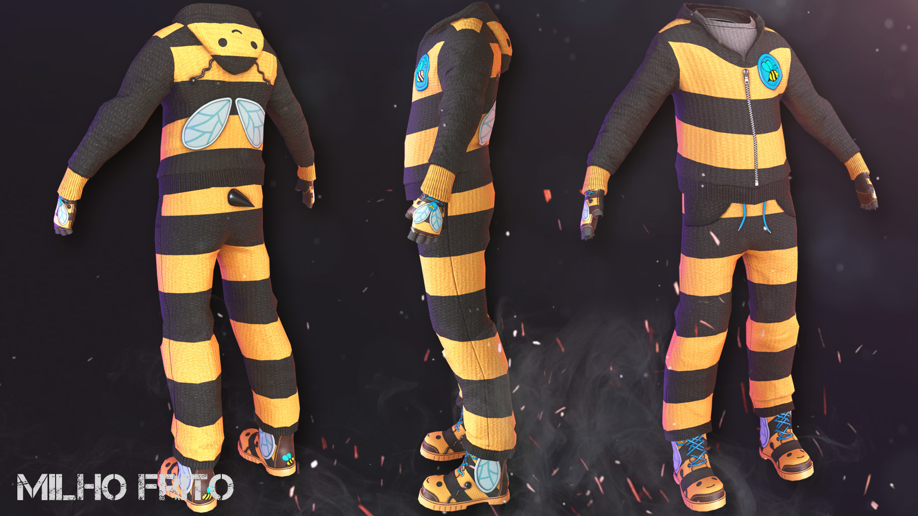 Bee Cosplay Gloves