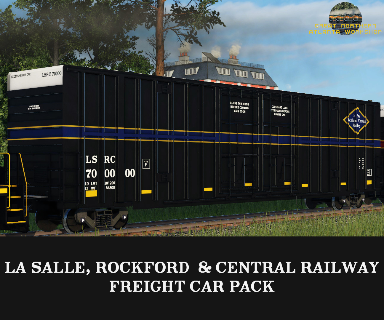 La Salle, Rockford & Central Railway Freight Car Skin Pack
