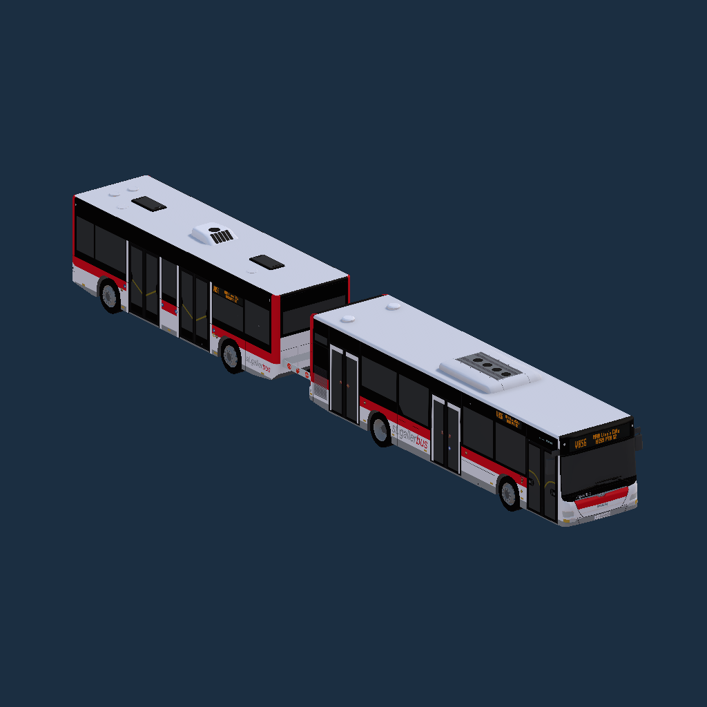 VBSG - Verkehrsbetriebe St. Gallen - MAN Lion's City (A21) + HESS PTA 12