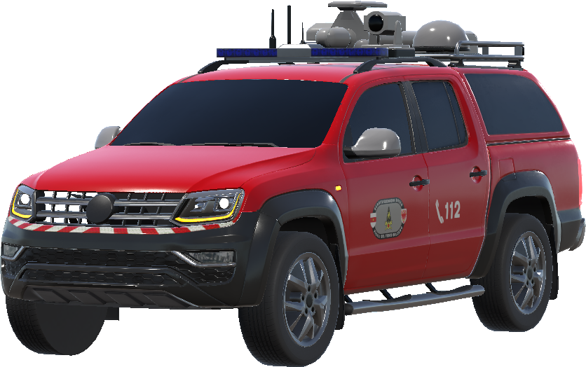 Berufsfeuerwehr Bozen / Vigili del Fuoco Permanenti Bolzano - Einsatzleitfahrzeug (ELF) / Veicolo Comando Intervento (VCI) preview