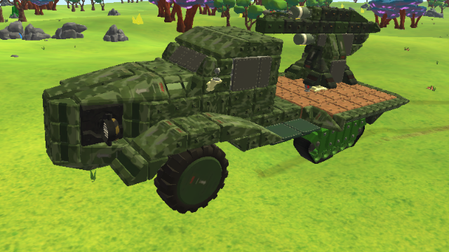 Half Track Camo Green