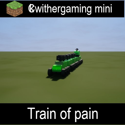 Miniature train of pain
