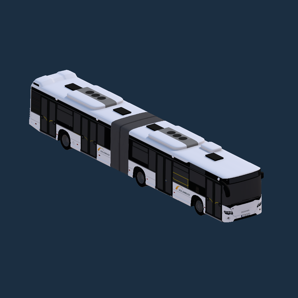 Scania Citywide LFA 4-Türer Volánbusz logó
