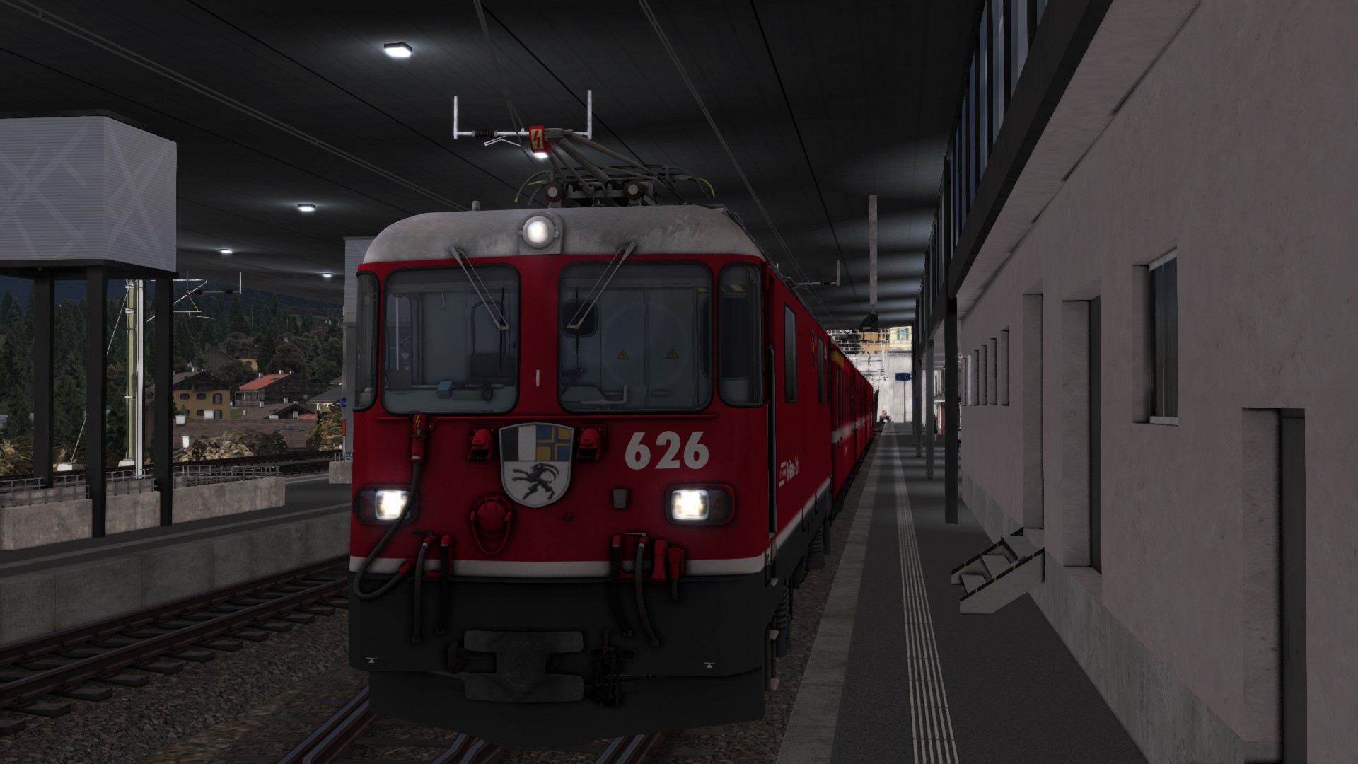 486 Switzerland tour Surselva Line Part 1 Disentis Munster to Trun