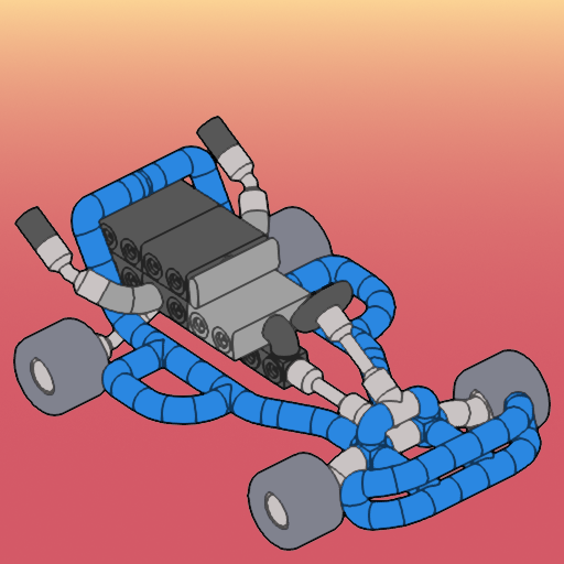 Mario Kart pipe frame kart
