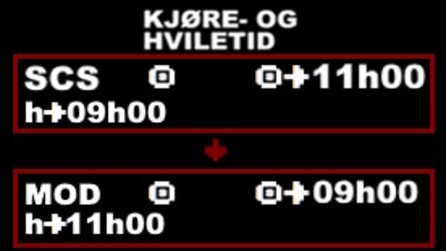 Realistisk Kjøre- og Hviletid preview