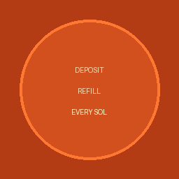Deposit Refill Every Sol
